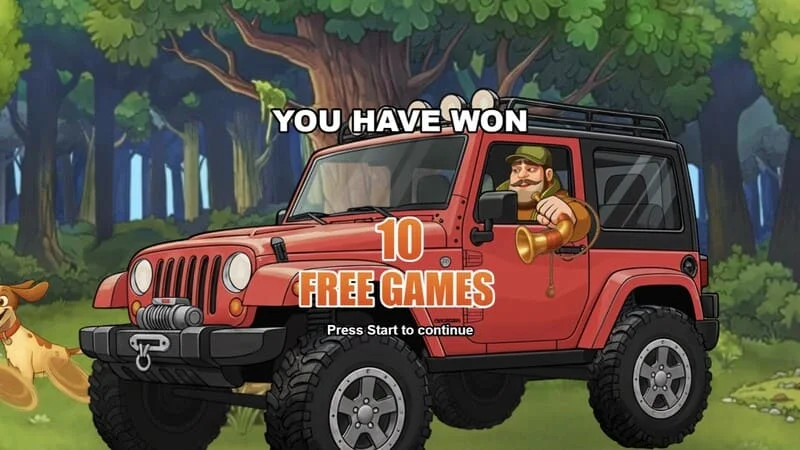 Hunt the Bucks - έναρξη Free Games με πίνακα Booster και Hunter-Wild